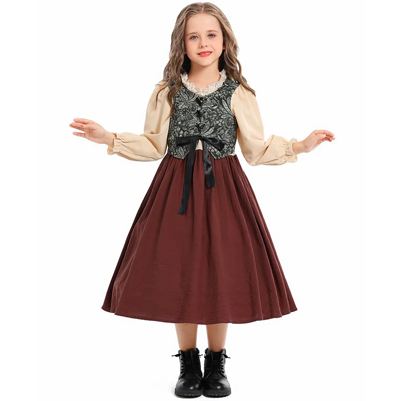 Enfant Renaissance Dress Medieval Village Costume Enfants Renaissance Faire Fancy Dresses Halloween Carnival Party Costumes
Enfant Renaissance Dress Medieval Village Costume Enfants Renaissance Faire Fancy Dresses Halloween Carnival Party Costumes