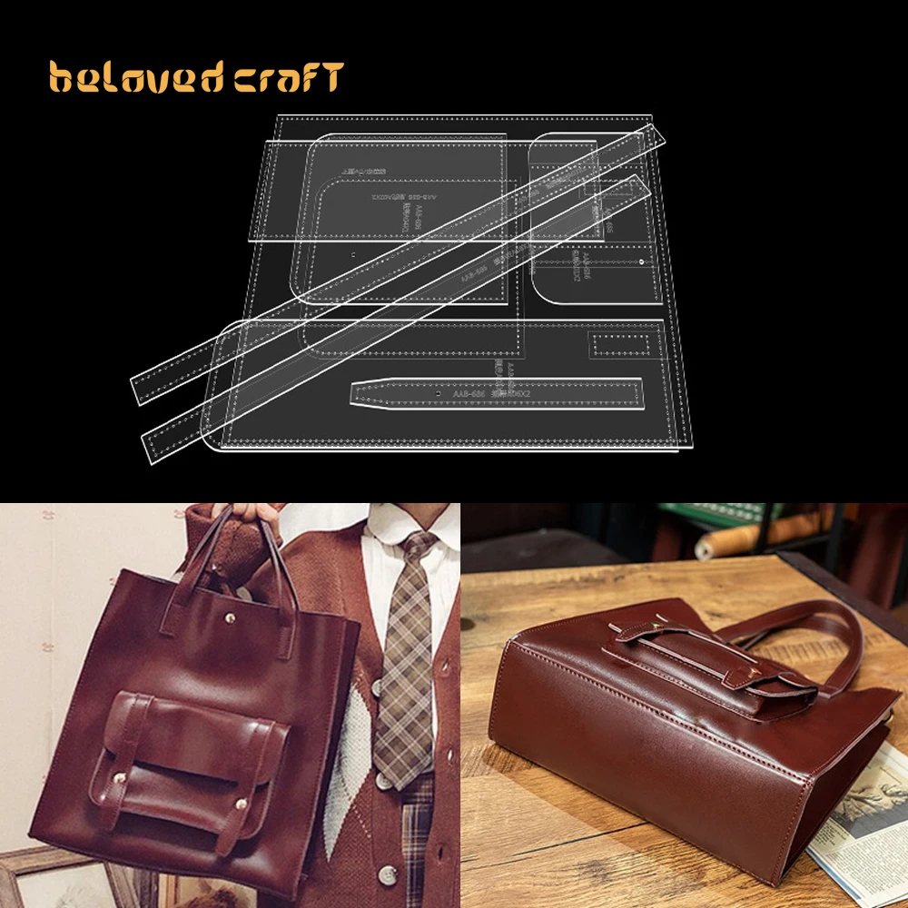 BelovedCraft-изготовление кожаных сумок с акриловыми шаблонами для сумки-тоута через плечо
BelovedCraft-изготовление кожаных сумок с акриловыми шаблонами для сумки-тоута через плечо