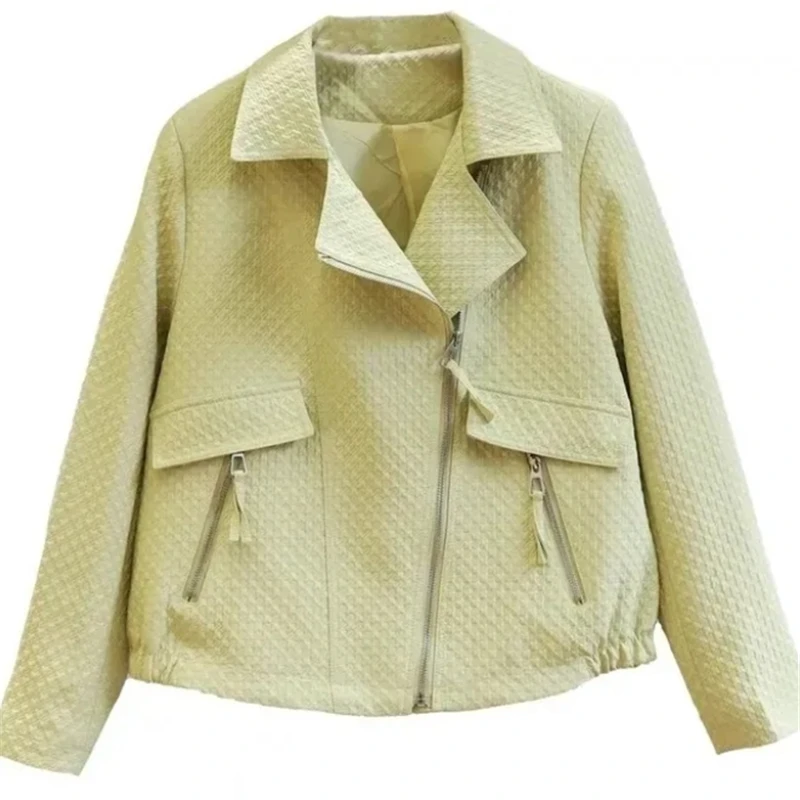 Spring Autumn Short Casual Jacket Women 2023 New Loose Suit Collar Coat Fashion Zipper Pocket Outerwear Pure Colour Tops Female
Spring Autumn Short Casual Jacket Women 2023 New Loose Suit Collar Coat Fashion Zipper Pocket Outerwear Pure Colour Tops Female