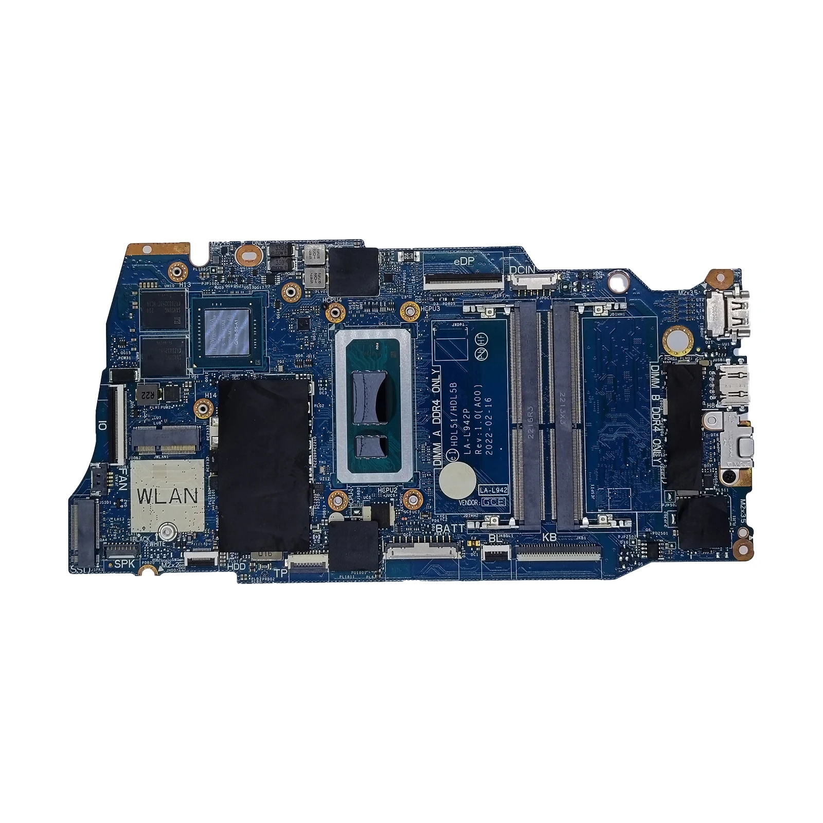 45PIN Laptop Motherboard For Dell Vostro 3420 3520 With i5-1235U CPU 2GB MX550 GPU Notebook Mainboard LA-L942P
45PIN Laptop Motherboard For Dell Vostro 3420 3520 With i5-1235U CPU 2GB MX550 GPU Notebook Mainboard LA-L942P