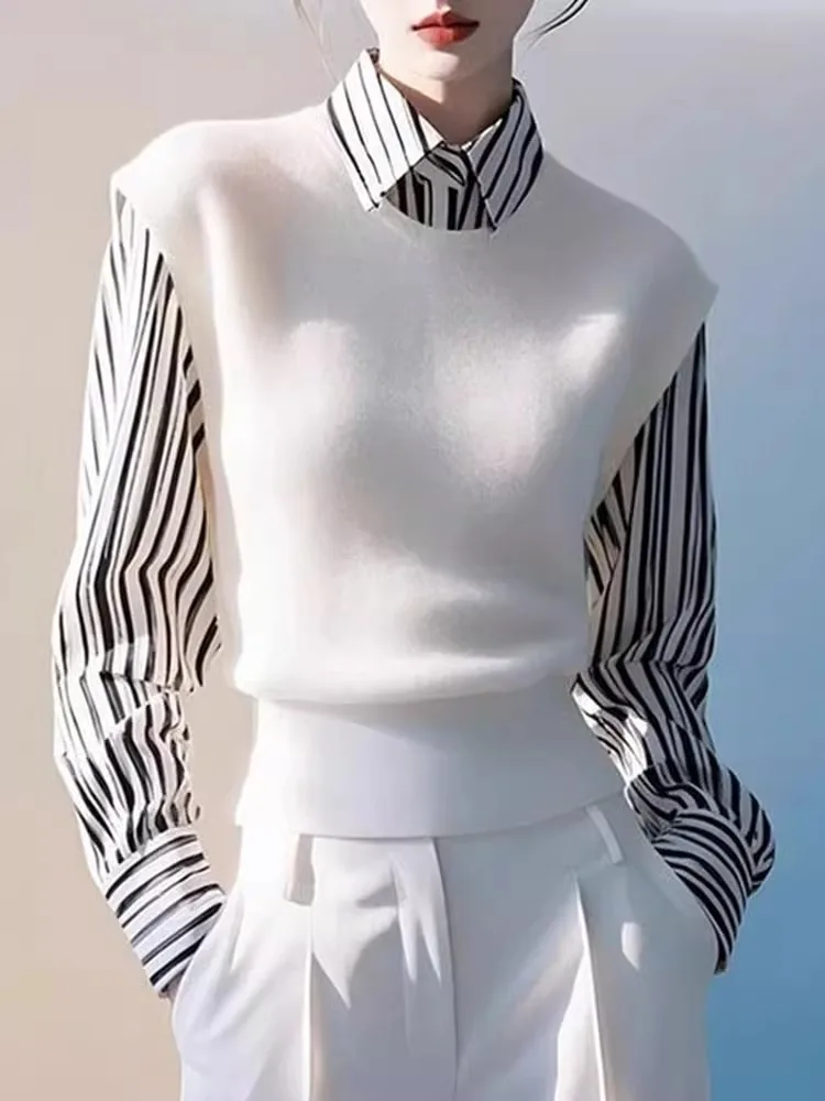 Casual Commute Style Loose Fit Sleeveless Women's Vest Spring Autumn Trendy Straight Body Shape Large Size Inner Wear Top
Casual Commute Style Loose Fit Sleeveless Women's Vest Spring Autumn Trendy Straight Body Shape Large Size Inner Wear Top