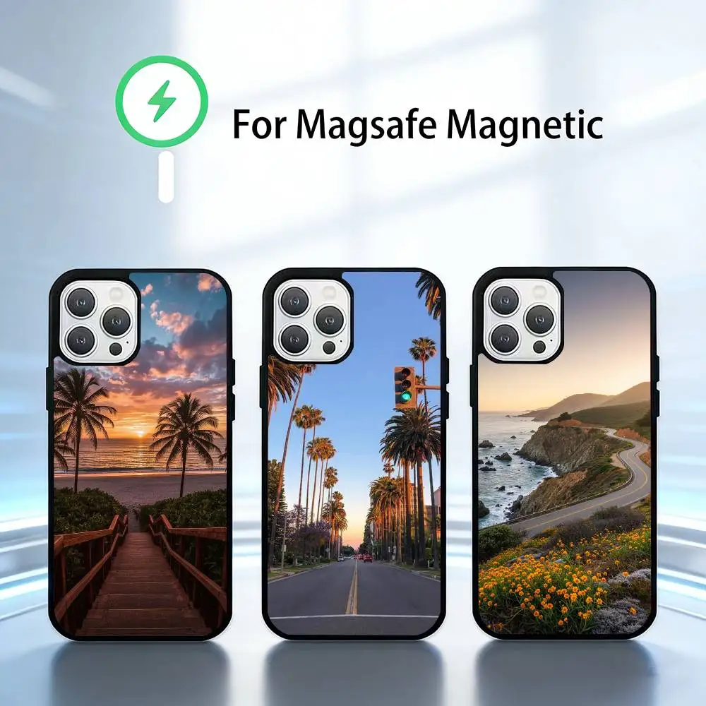 California Travel Phone Case For iPhone 17,16,15,14,13,Pro,Max,Plus,Magnetic For Magsafe Wireless Charging
California Travel Phone Case For iPhone 17,16,15,14,13,Pro,Max,Plus,Magnetic For Magsafe Wireless Charging