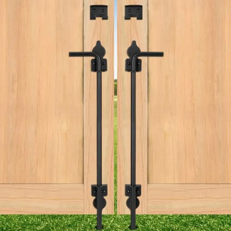 4 Cane Bolt Gate Drop Rod Heavy Duty Gate Hardware, Gate Ground Latch for Wooden Fences, Metal Gates Doors Stopper for Gate Gro
4 Cane Bolt Gate Drop Rod Heavy Duty Gate Hardware, Gate Ground Latch for Wooden Fences, Metal Gates Doors Stopper for Gate Gro