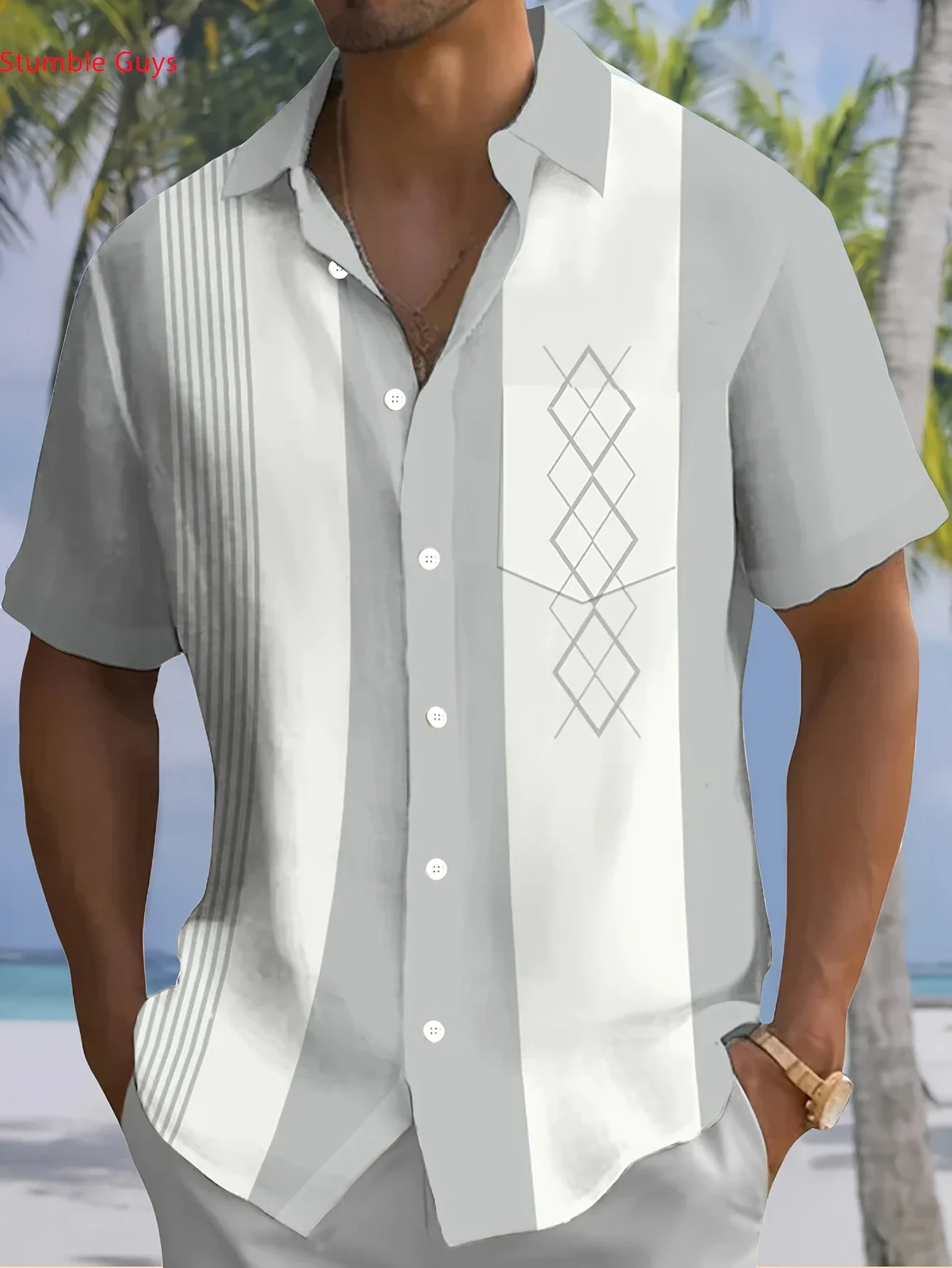 Men's 2026 Summer Hawaiian Shirt Casual Man Women Short Sleeve Stylish Beach Party Print Fashion Vacation Wear Tops
Men's 2026 Summer Hawaiian Shirt Casual Man Women Short Sleeve Stylish Beach Party Print Fashion Vacation Wear Tops