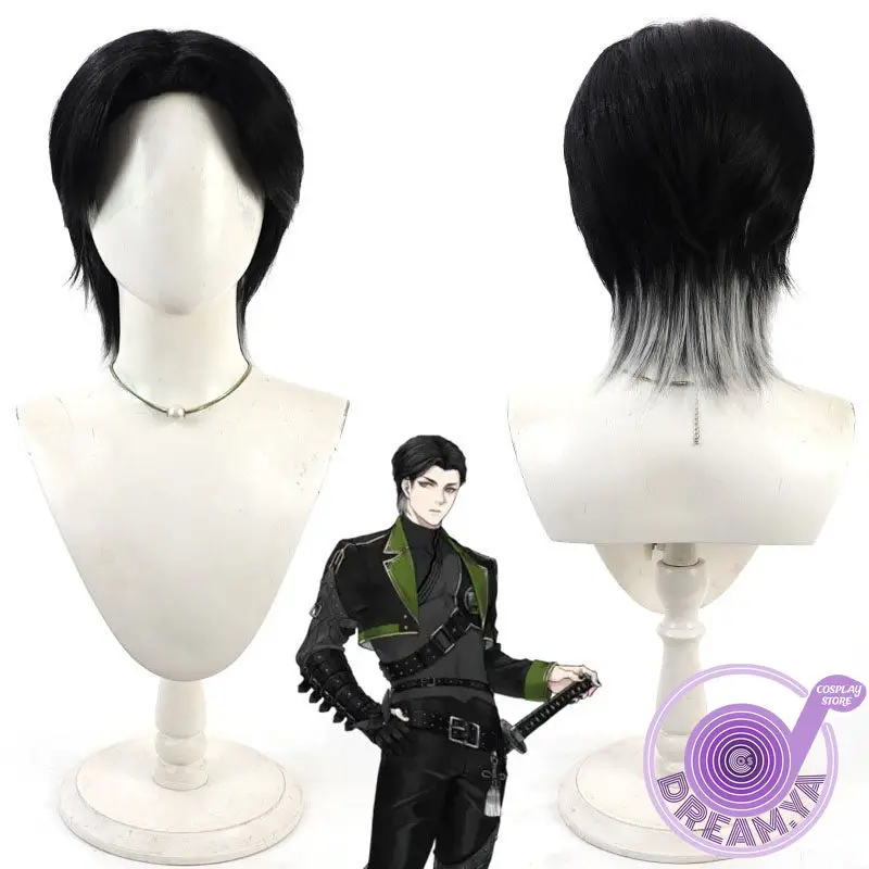 Inaba Gou Cosplay Wig Touken Ranbu Black Gray Short Heat Resistant Synthetic Hair Halloween Party Role Play Carnival + Wig Cap
Inaba Gou Cosplay Wig Touken Ranbu Black Gray Short Heat Resistant Synthetic Hair Halloween Party Role Play Carnival + Wig Cap