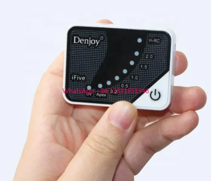 Dental endodontic equipment apex locator Denjoy / Dental apex locator mini size / Root canal instruments apex finder
Dental endodontic equipment apex locator Denjoy / Dental apex locator mini size / Root canal instruments apex finder