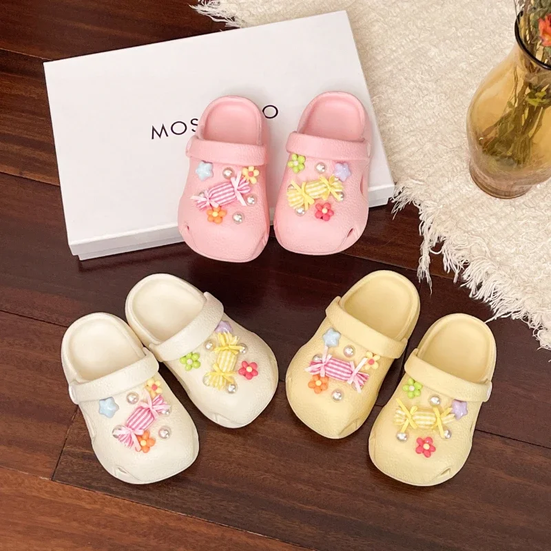 Children's Slipper for Girls Sweet Chic Candy Princess Shoes Non-slip Summer New Kids Causal Slip-on Slippers Soft Bottom EVA
Children's Slipper for Girls Sweet Chic Candy Princess Shoes Non-slip Summer New Kids Causal Slip-on Slippers Soft Bottom EVA