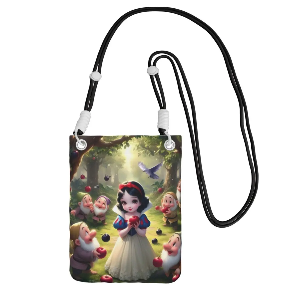 Custom Snow White And The Seven Dwarfs Carry A Mobile Phone Bag Diagonally Women Men Animation Crossbody Bag Adjustable Length
Custom Snow White And The Seven Dwarfs Carry A Mobile Phone Bag Diagonally Women Men Animation Crossbody Bag Adjustable Length