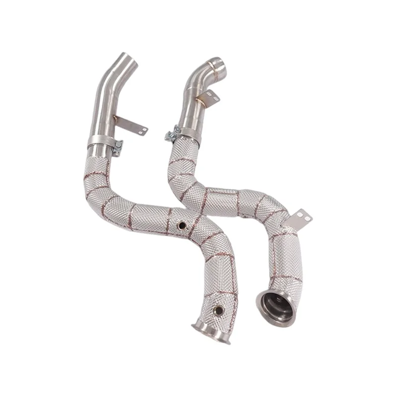Exhaust Front Pipe Stainless Steel for GLE63 4.0T Catted Downpipe Heat Shield Downpipe Pipe
Exhaust Front Pipe Stainless Steel for GLE63 4.0T Catted Downpipe Heat Shield Downpipe Pipe