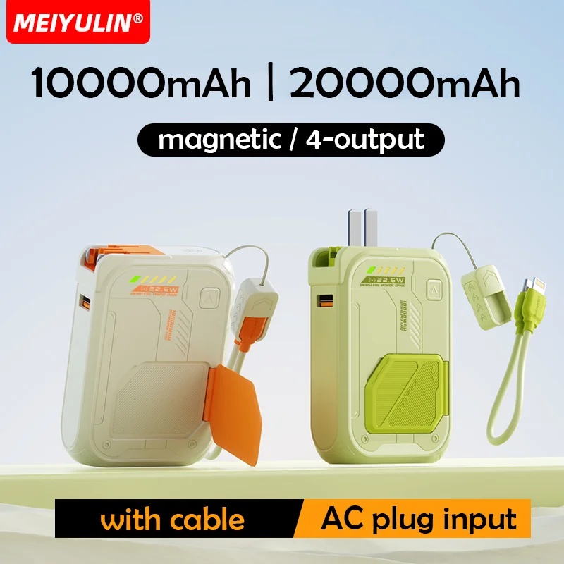20000mAh Magnetic Wireless Power Bank Portable 10000mAh Fast Charger Stand AC Plug External Battery For iPhone Samsung Xiaomi
20000mAh Magnetic Wireless Power Bank Portable 10000mAh Fast Charger Stand AC Plug External Battery For iPhone Samsung Xiaomi