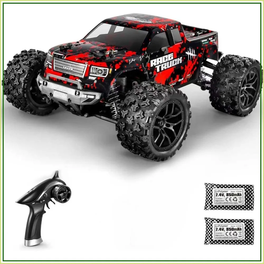 1:18 Scale All Terrain RC Car 36KM/H High Speed, 4WD, 2.4GHz, 2 Batteries, Waterproof Off-Road Truck (Red)
1:18 Scale All Terrain RC Car 36KM/H High Speed, 4WD, 2.4GHz, 2 Batteries, Waterproof Off-Road Truck (Red)