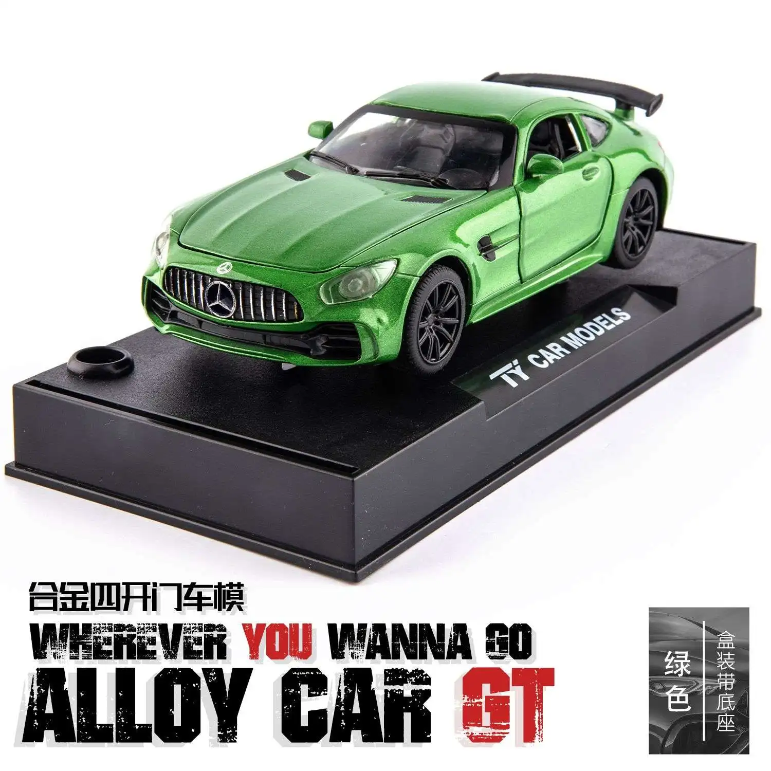 1:32 Mercedes Benz AMG GTR Sports car Simulation Diecast Metal Alloy Model car Sound Light Pull Back Collection Kids Toy Gifts
1:32 Mercedes Benz AMG GTR Sports car Simulation Diecast Metal Alloy Model car Sound Light Pull Back Collection Kids Toy Gifts