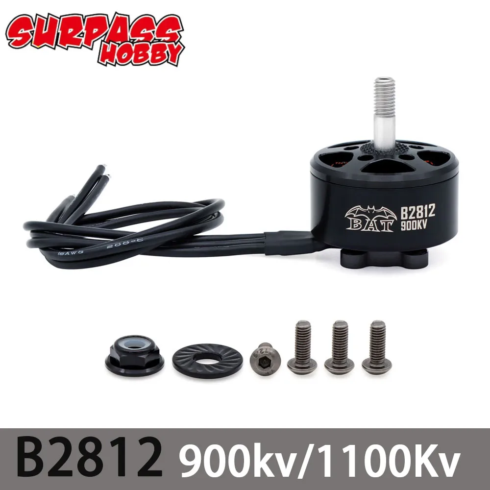 SURPASS HOBBY B2812 2812 900KV /1115KV Brushless Motor Compatible 9inch propeller 4-6S for RC FPV Drone
SURPASS HOBBY B2812 2812 900KV /1115KV Brushless Motor Compatible 9inch propeller 4-6S for RC FPV Drone