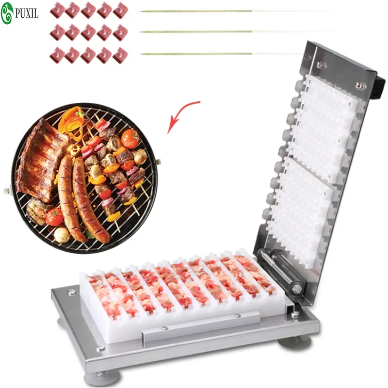 Manual Meat Skewer Machine Stainless Steel Penetrator Commercial Stainless Steel Barbecue Meat Skewer Penetrator
Manual Meat Skewer Machine Stainless Steel Penetrator Commercial Stainless Steel Barbecue Meat Skewer Penetrator