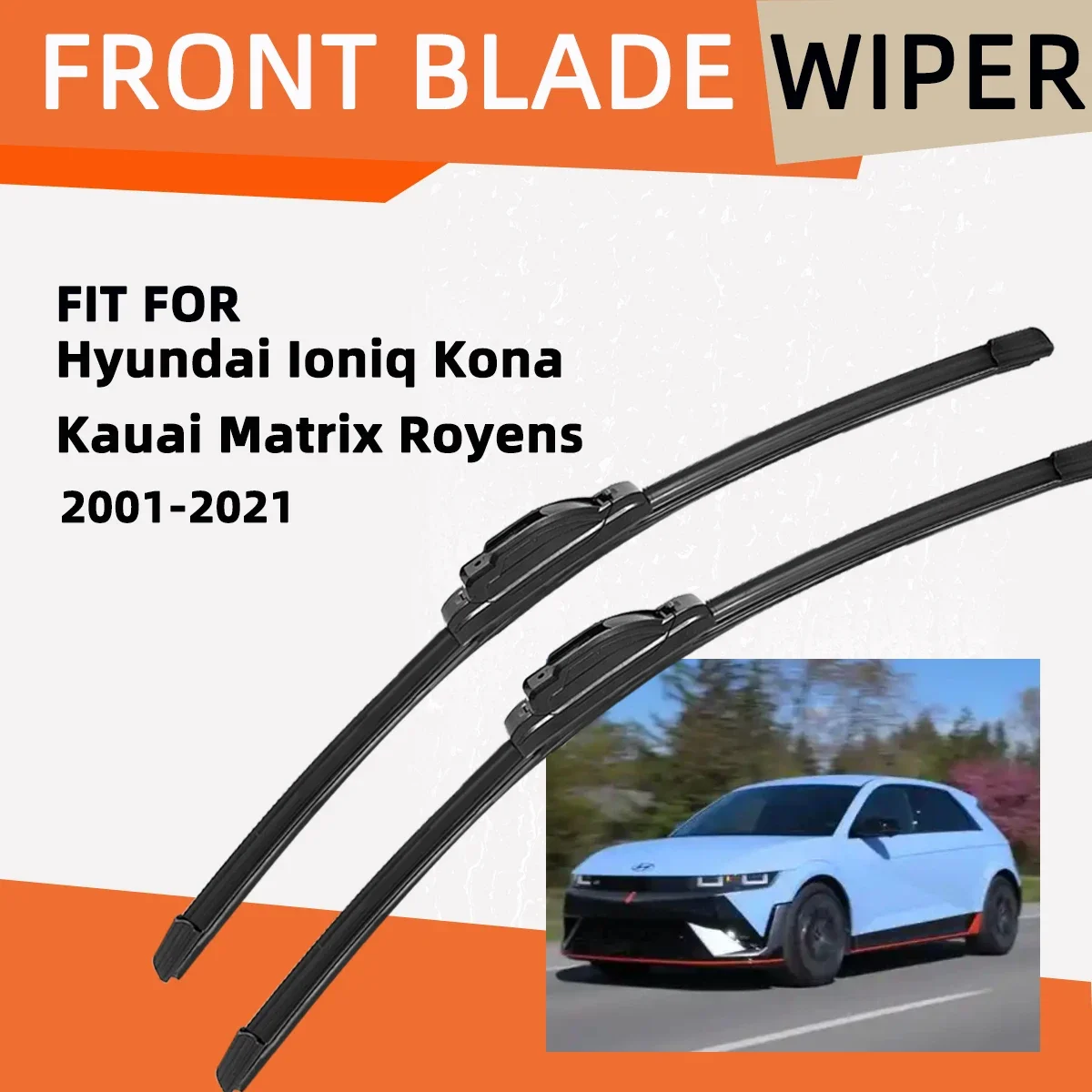 Double Rubber Car Wiper for Hyundai Ioniq Kona Kauai Matrix Royens Front Blade Brushes Automobiles Accessorie Windscreen Wiper
Double Rubber Car Wiper for Hyundai Ioniq Kona Kauai Matrix Royens Front Blade Brushes Automobiles Accessorie Windscreen Wiper