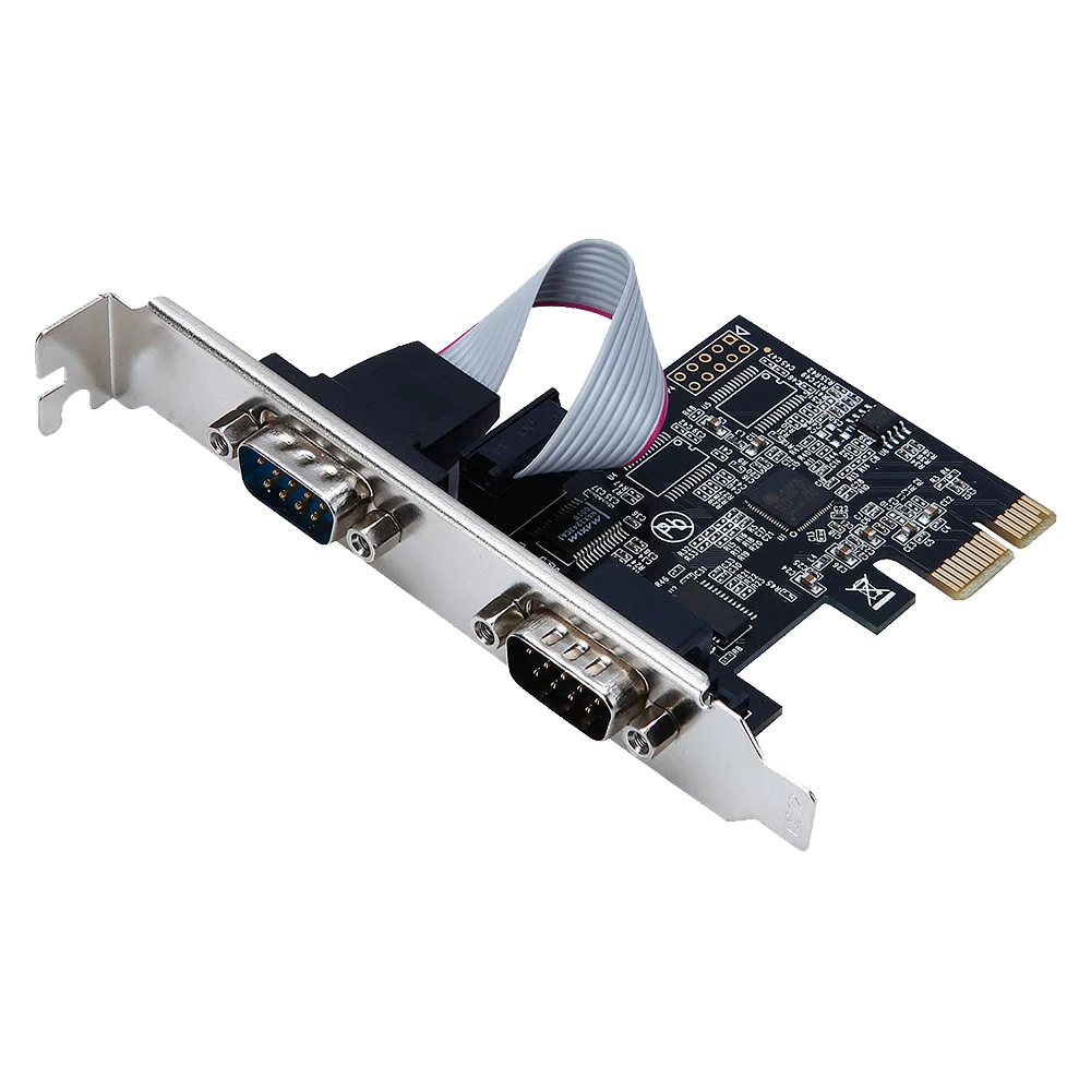 Микросхема двойной последовательной карты расширения PCIe AX99100A, 2-портовый промышленный преобразователь DB9 RS232, контроллер адаптера для настольного ПК
Микросхема двойной последовательной карты расширения PCIe AX99100A, 2-портовый промышленный преобразователь DB9 RS232, контроллер адаптера для настольного ПК