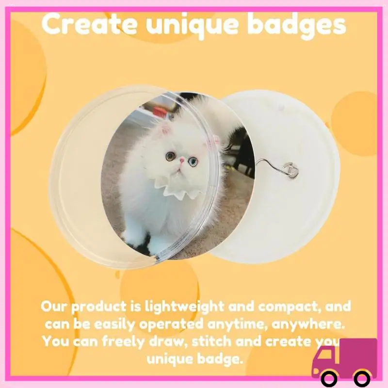 Compact Badge Maker Machine, Solid Pin Maker, Creativepress Machine Badge Punch Kit, Easy To Use Pin Badge Maker For Children
Compact Badge Maker Machine, Solid Pin Maker, Creativepress Machine Badge Punch Kit, Easy To Use Pin Badge Maker For Children