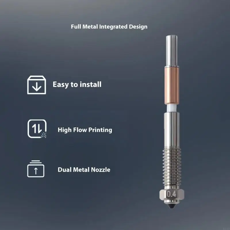Сопло для 3D-принтера из сплава с дизайном засора и высокой износостойкостью до 300 ℃ K1KF
Сопло для 3D-принтера из сплава с дизайном засора и высокой износостойкостью до 300 ℃ K1KF