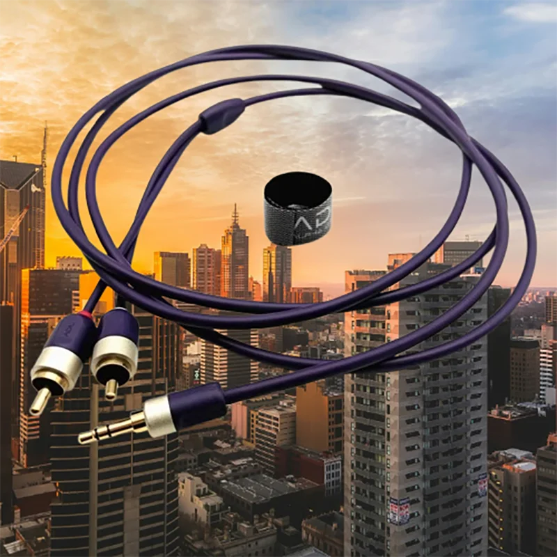 Furutech ADL ID-35R Rhodium-Plated OFC 3.5mm to Dual RCA Interconnect - Double-Shielded Sub-Bass HiFi Cord for Home Theater
Furutech ADL ID-35R Rhodium-Plated OFC 3.5mm to Dual RCA Interconnect - Double-Shielded Sub-Bass HiFi Cord for Home Theater