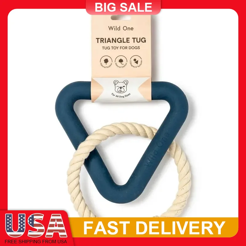 Triangle Tug Dog Toy Strong Dual Texture Natural Rubber Cotton for Strong Chewers Large Breeds Interactive Pet Toy
Triangle Tug Dog Toy Strong Dual Texture Natural Rubber Cotton for Strong Chewers Large Breeds Interactive Pet Toy