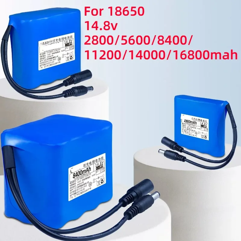 For14.8V Lithium Battery 18650 Smart Car Power Battery Pack 14.4V 4 String Medical Equipment Rechargeable Battery
For14.8V Lithium Battery 18650 Smart Car Power Battery Pack 14.4V 4 String Medical Equipment Rechargeable Battery