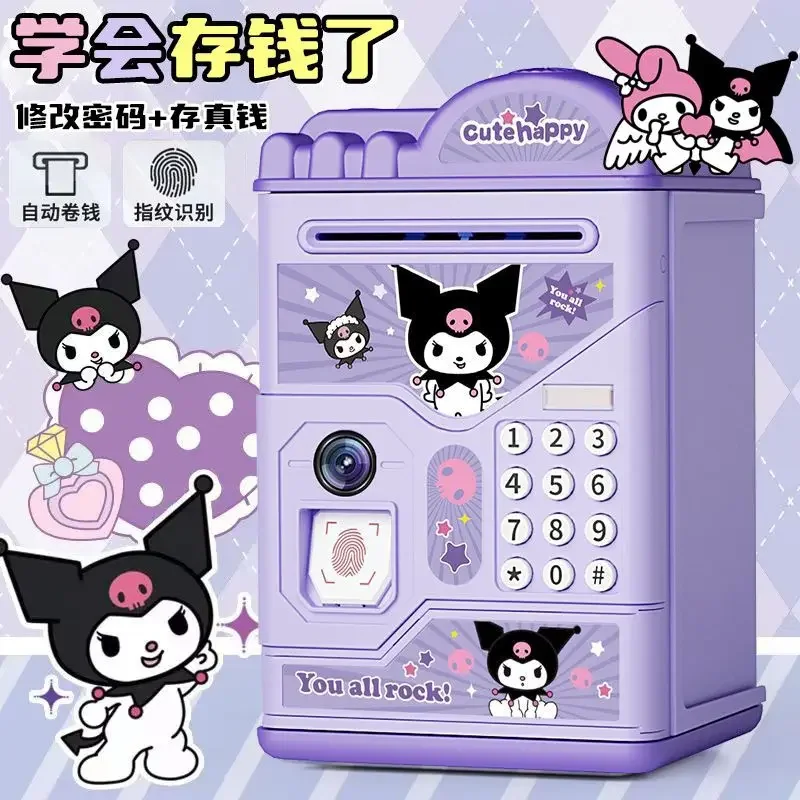 Sanrio Cinnamoroll Kuromi My melody piggy bank children can access fingerprint password cute kawaii creative kids toys gift
Sanrio Cinnamoroll Kuromi My melody piggy bank children can access fingerprint password cute kawaii creative kids toys gift