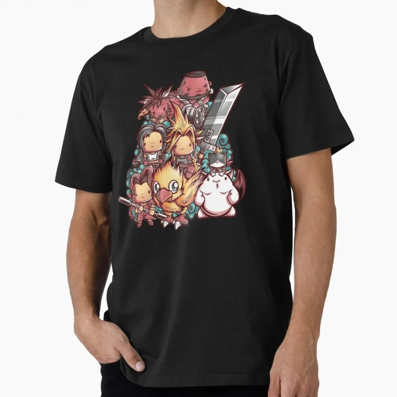 Cute Fantasy VII Final Fantasy Game Gift T shirt for RPG gamer 100% cotton Short Sleeve Graphic Clothes All size tops S-6XL
Cute Fantasy VII Final Fantasy Game Gift T shirt for RPG gamer 100% cotton Short Sleeve Graphic Clothes All size tops S-6XL
