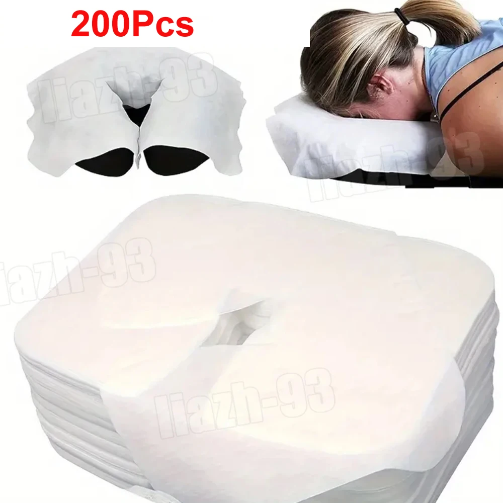 200Pcs Disposable Non-Woven Headrest Pillow Paper Beauty Spa Salon Bed Table Cover Massage Face Cradle Table Head Rest Cover
200Pcs Disposable Non-Woven Headrest Pillow Paper Beauty Spa Salon Bed Table Cover Massage Face Cradle Table Head Rest Cover