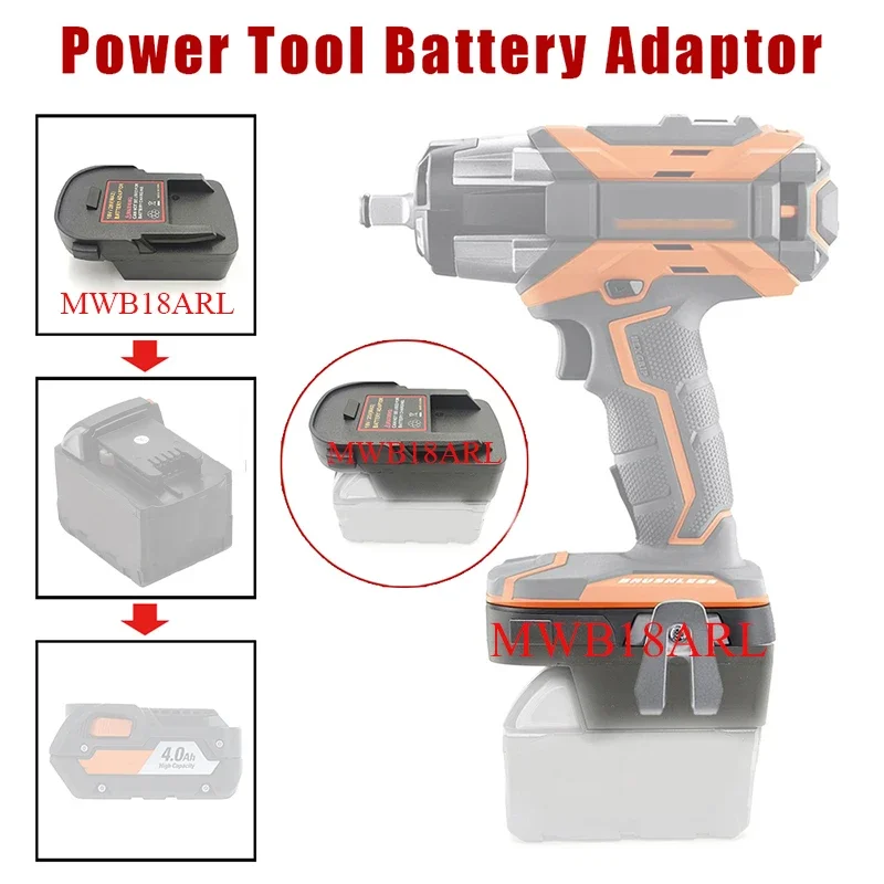 MWB18ARL Adapter Converter For Milwaukee 18V Li-ion Battery For Aeg RidGid 18V Lithium Electrical Power Tool R8701 BBH18BL
MWB18ARL Adapter Converter For Milwaukee 18V Li-ion Battery For Aeg RidGid 18V Lithium Electrical Power Tool R8701 BBH18BL