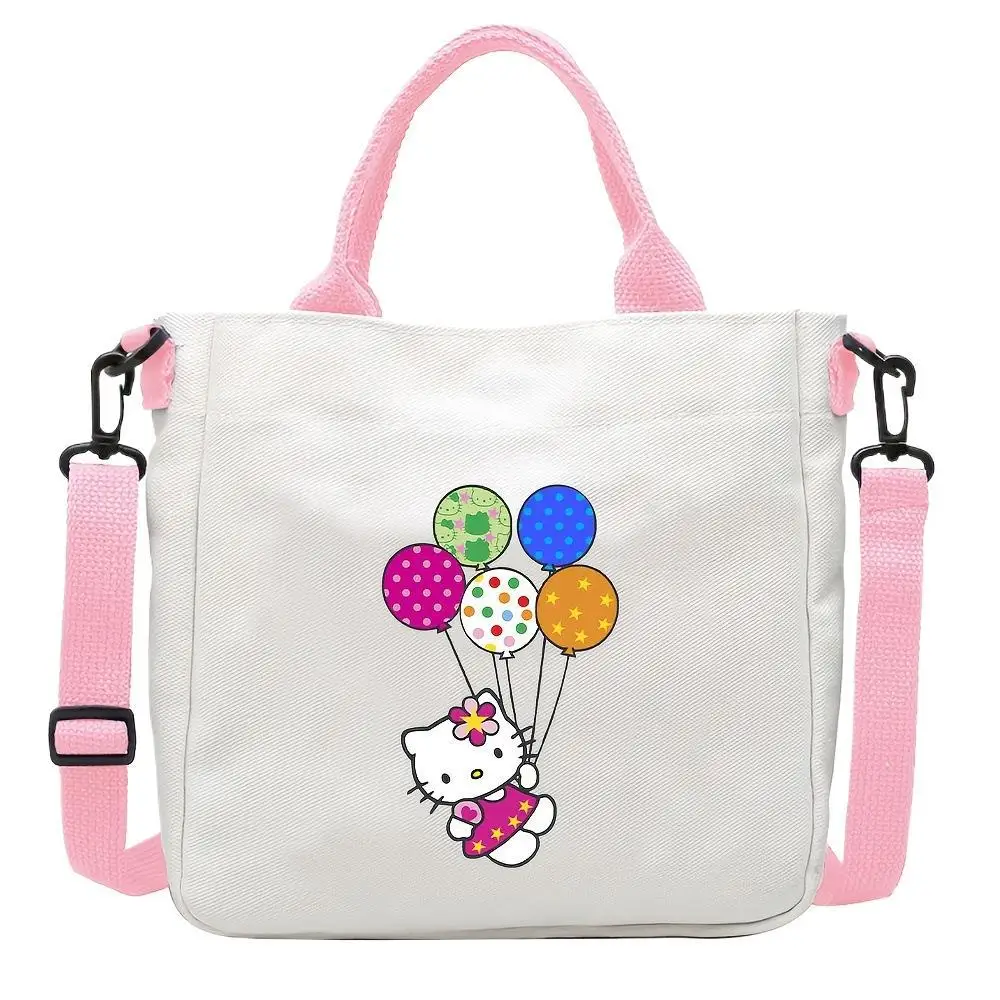 Cartoon Hello Kitty Canvas Bag Kawaii Sanrio Portable Shoulder Bag Japanese Light and Large Capacity Shopping Bag Kids Gift
Cartoon Hello Kitty Canvas Bag Kawaii Sanrio Portable Shoulder Bag Japanese Light and Large Capacity Shopping Bag Kids Gift