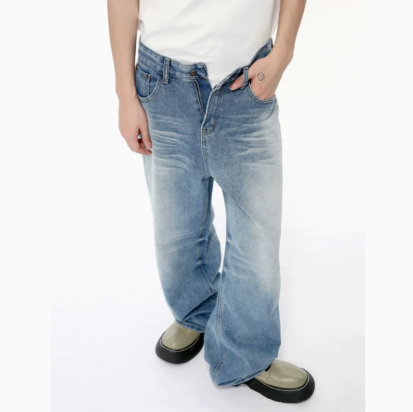 2025 Spring New Trendy Jeans Design Male Gradient Color Washed Straight Male Denim Pants Wide Leg Casual w861
2025 Spring New Trendy Jeans Design Male Gradient Color Washed Straight Male Denim Pants Wide Leg Casual w861