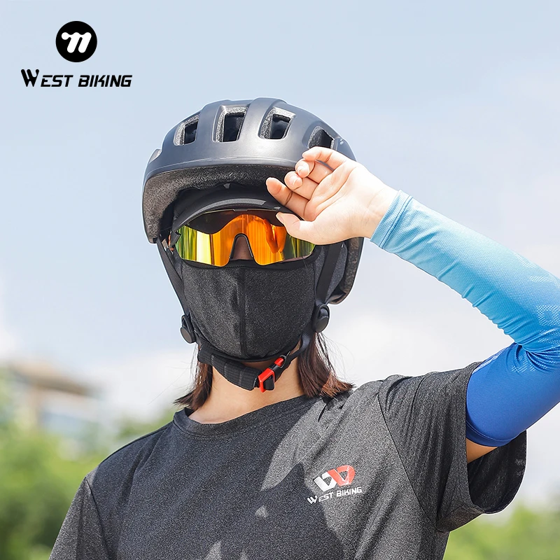WEST BIKING Cycling Brim Mask Ice Silk Sunscreen Anti-UV Full Face Cover Summer Cool Breathable High Elastic Bicycle Brim Mask
WEST BIKING Cycling Brim Mask Ice Silk Sunscreen Anti-UV Full Face Cover Summer Cool Breathable High Elastic Bicycle Brim Mask