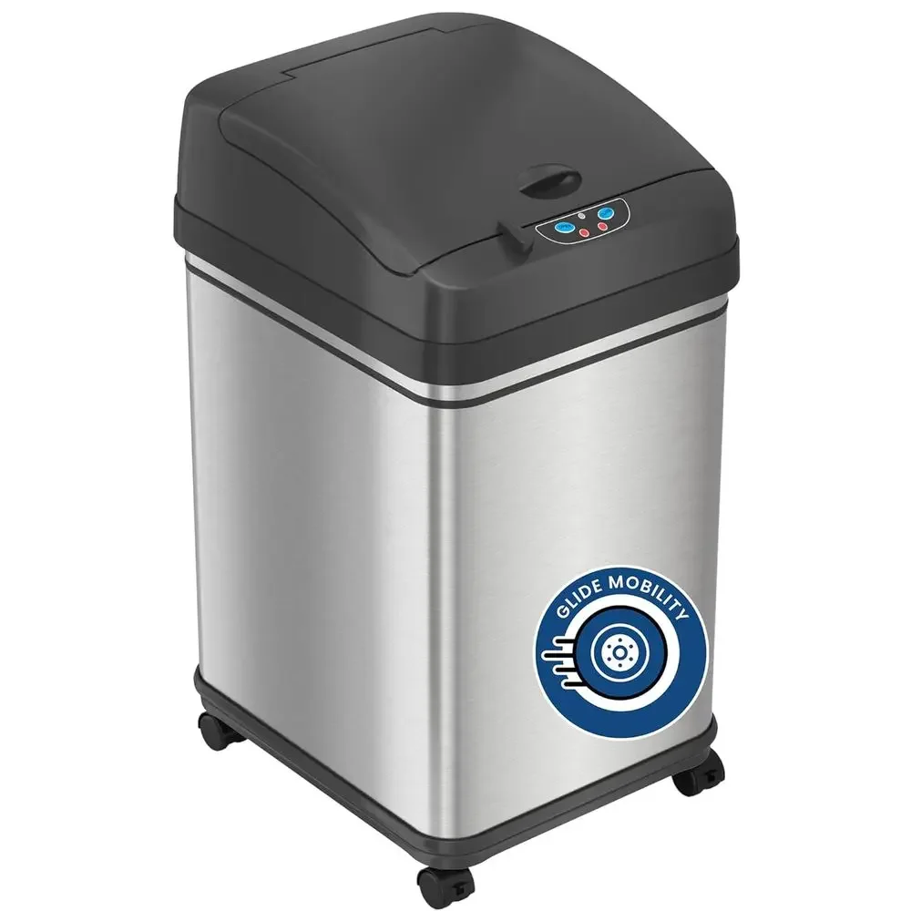 8 Gallon Sensor Trash Can with Wheels, Odor Control, and Stain-Resistant Steel for Kitchen Use, Prevents Pet Access
8 Gallon Sensor Trash Can with Wheels, Odor Control, and Stain-Resistant Steel for Kitchen Use, Prevents Pet Access
