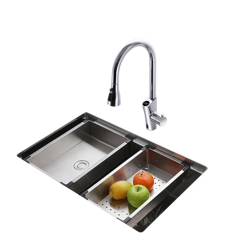 Кухонная мойка, большая одинарная прорезь, бытовая раковина из нержавеющей стали 304, кухонная мойка для посудомоечной машины
Кухонная мойка, большая одинарная прорезь, бытовая раковина из нержавеющей стали 304, кухонная мойка для посудомоечной машины