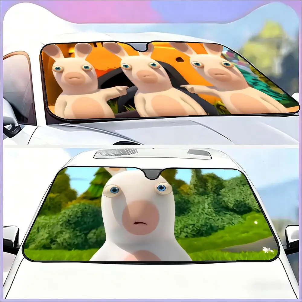 R-Raving Rabbids-S Sun Visor Premium Car Windshield Sunshade, Heat Insulation & UV Protection Sun Visor, Ideal Auto Gift
R-Raving Rabbids-S Sun Visor Premium Car Windshield Sunshade, Heat Insulation & UV Protection Sun Visor, Ideal Auto Gift