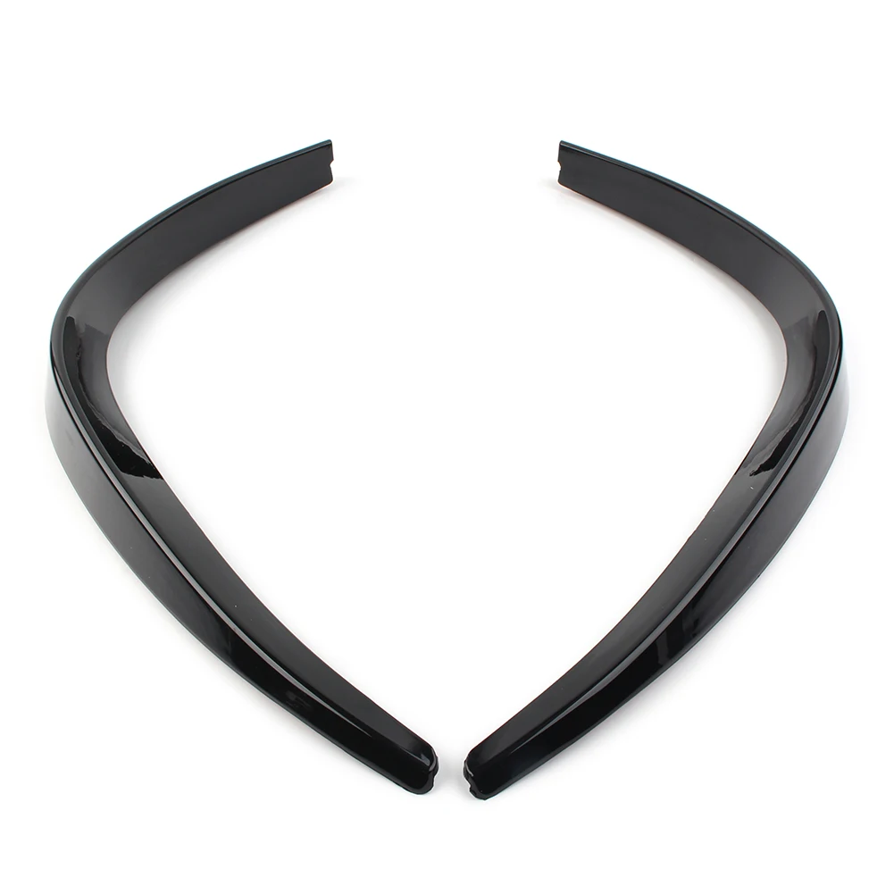 2X глянцевый черный Автомобильный передний бампер, сплиттер, спойлер, утюжок, украшение, отделка для Mercedes Benz W177 A-Class A260 A35 AMG 2019 2020