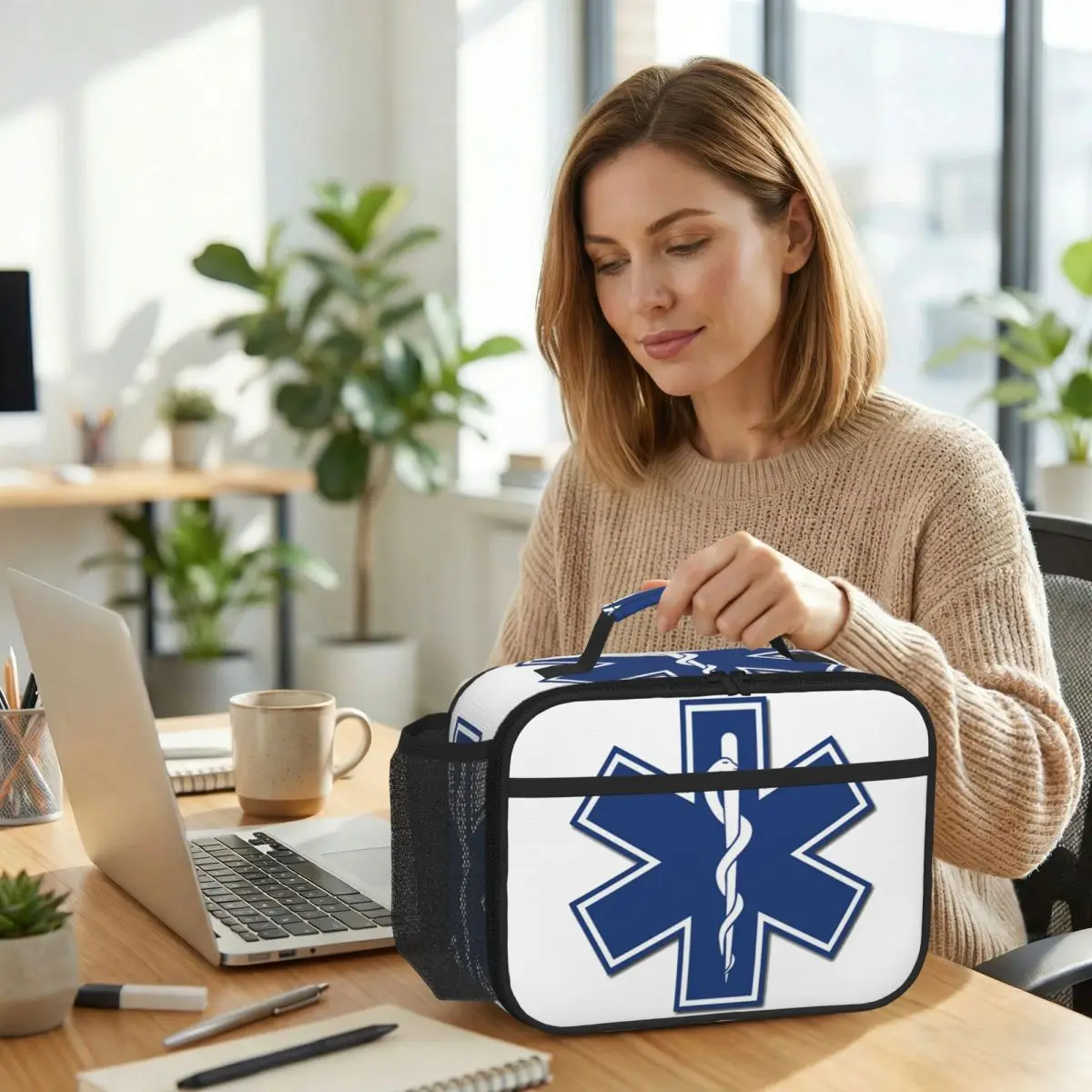 EMT Star Of Life Emergency Medical Insulated Lunch Bag for Kids School Cooler Thermal Food Box Tote Lunch Boxes Container
EMT Star Of Life Emergency Medical Insulated Lunch Bag for Kids School Cooler Thermal Food Box Tote Lunch Boxes Container