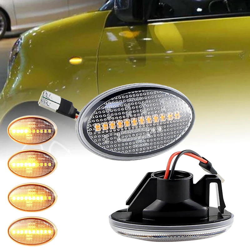 2PC LED Dynamic Side Marker Light Turn Signal Lamp for Mercedes Benz Smart W450 W452 A-Class W168 Citan W415 Vito W639 Vito W447
2PC LED Dynamic Side Marker Light Turn Signal Lamp for Mercedes Benz Smart W450 W452 A-Class W168 Citan W415 Vito W639 Vito W447