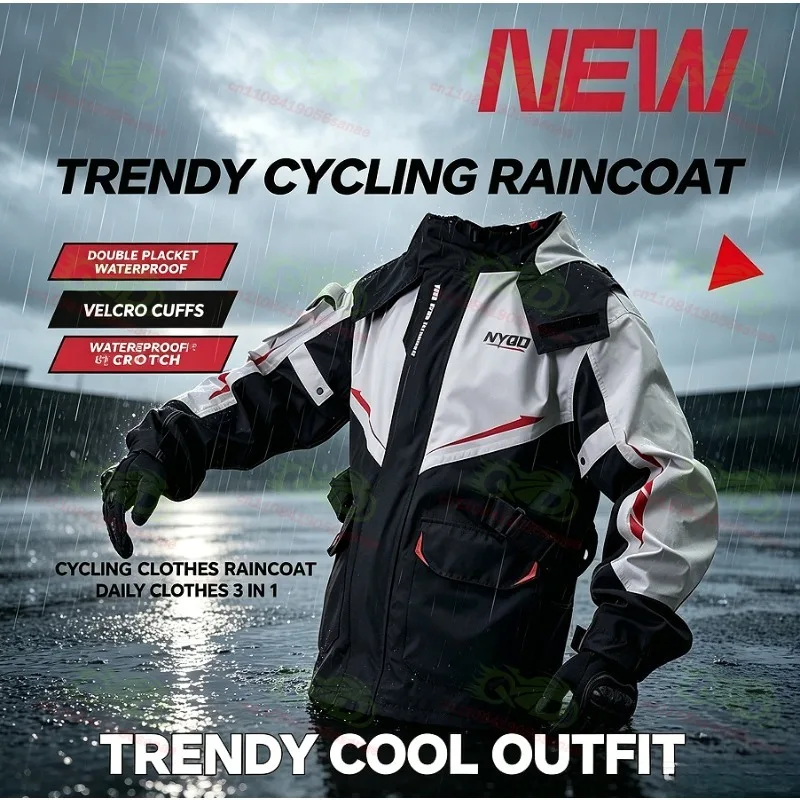 Full Body Waterproof Motorcycle Raincoat Riding Protective Pants Motorcycle Electric Bike Riding Rainproof Suit
Full Body Waterproof Motorcycle Raincoat Riding Protective Pants Motorcycle Electric Bike Riding Rainproof Suit
