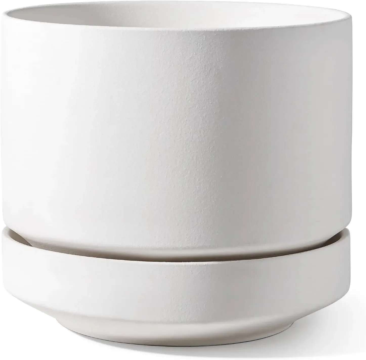 LE TAUCI Large 14 Inch Plant Pot with Saucer | Ceramic Outdoor & Indoor Big Planter Pot | Drainage Hole, Mesh Pad & Plug | Ungla
LE TAUCI Large 14 Inch Plant Pot with Saucer | Ceramic Outdoor & Indoor Big Planter Pot | Drainage Hole, Mesh Pad & Plug | Ungla