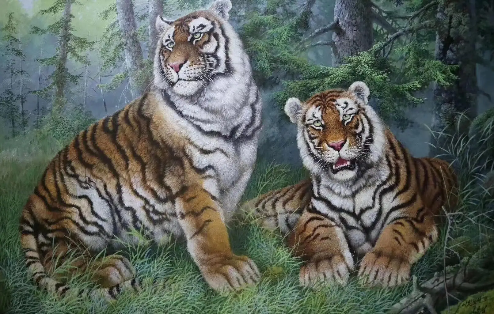 Custom wallpaper green forest tiger deer Natural scenery waterfall mural home decor living room background wall 3d wallpaper
Custom wallpaper green forest tiger deer Natural scenery waterfall mural home decor living room background wall 3d wallpaper