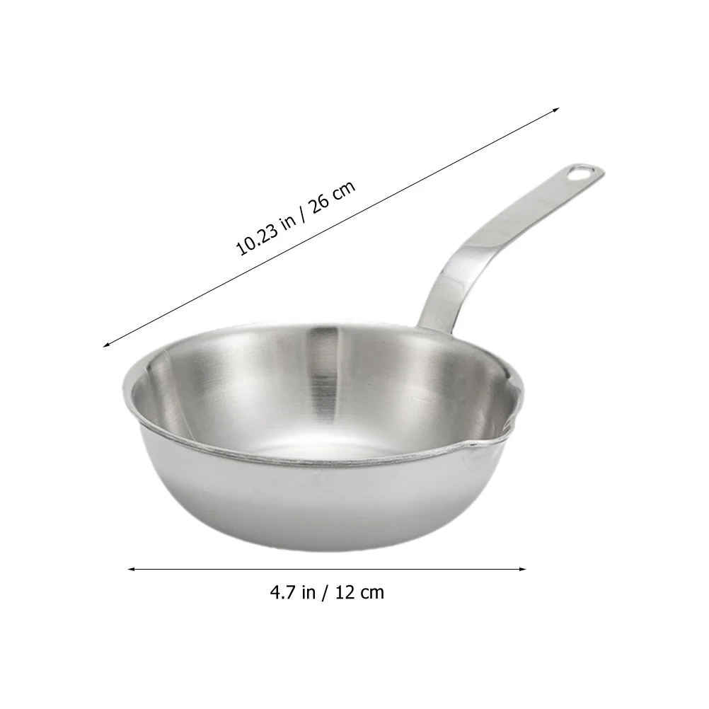 Stainless Steel Small Milk Multi-Functional Saucepan For Boiling Milk Soup Noodles Porridge Compact Portable Flat Bottom High
Stainless Steel Small Milk Multi-Functional Saucepan For Boiling Milk Soup Noodles Porridge Compact Portable Flat Bottom High