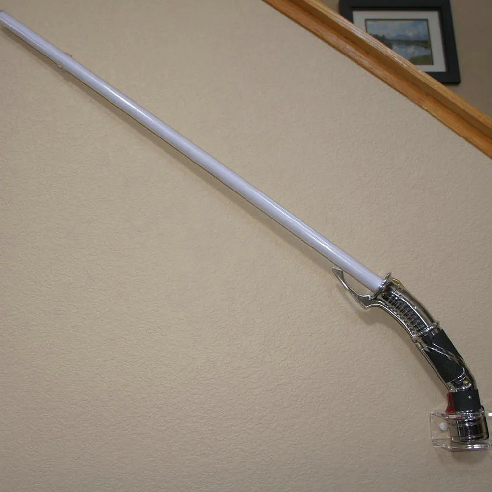 Wall Mount Sword Stand Display Holder Vertical Lightsaber Rack Acrylic Home Decor Bracket Sturdy Space Saving Sword Display 
Wall Mount Sword Stand Display Holder Vertical Lightsaber Rack Acrylic Home Decor Bracket Sturdy Space Saving Sword Display