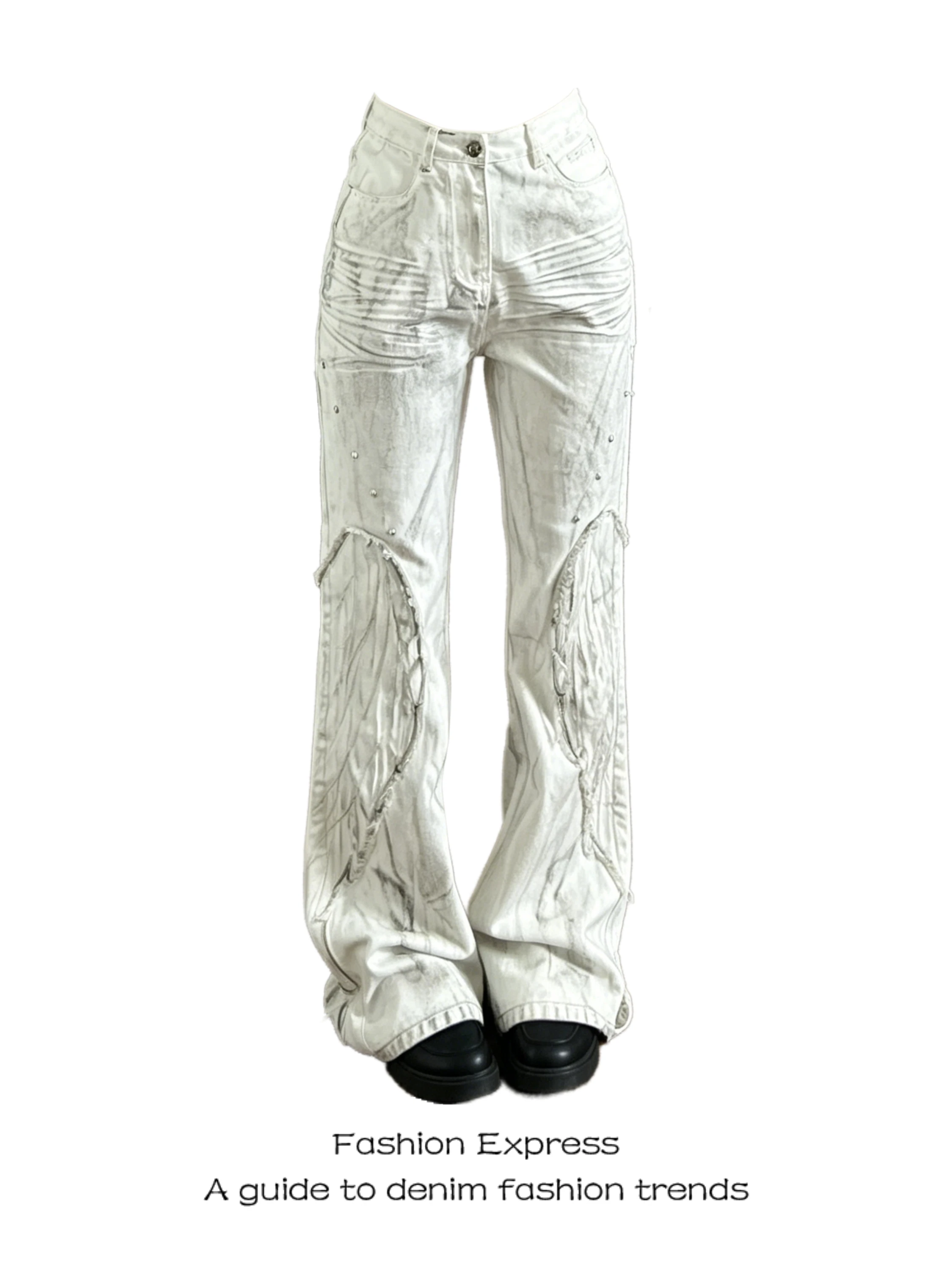 Vintage White Bell Bottom Jeans Women's Slim Fit High Waist Denim Pants Tear Wear Resistant Daily Wear Summer New Style
Vintage White Bell Bottom Jeans Women's Slim Fit High Waist Denim Pants Tear Wear Resistant Daily Wear Summer New Style
