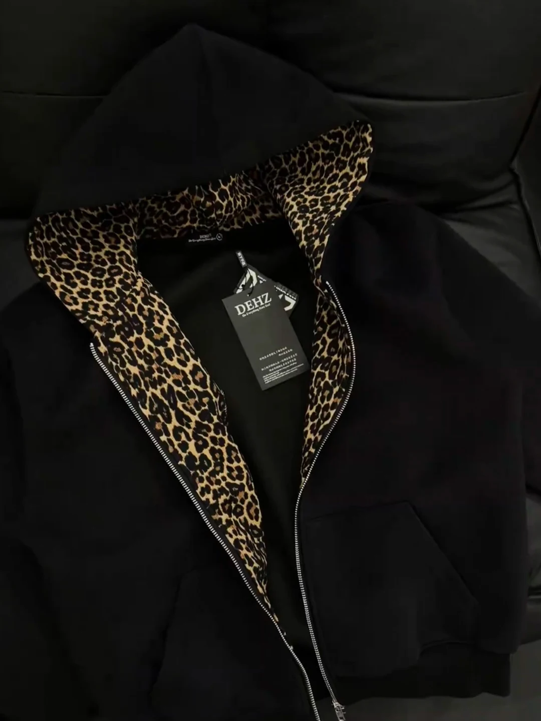 Bla American Leopard Print Hoodie Jaet Men's Autumn Winter High Sensation Cool Color Blo Design Open Cardigan Sweatirt
Bla American Leopard Print Hoodie Jaet Men's Autumn Winter High Sensation Cool Color Blo Design Open Cardigan Sweatirt