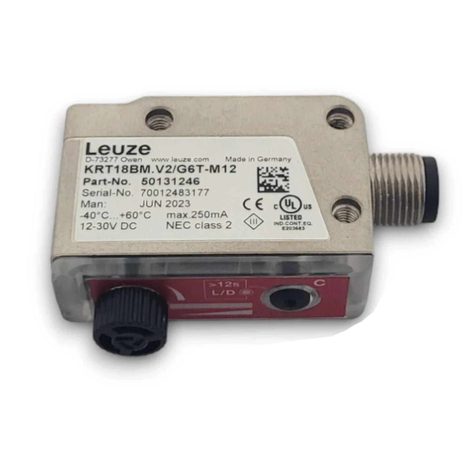 2026 New Original LEUZE Optical Sensors KRT18BM.V2/G6T-M12 Cost-effective Color Mark Sensor in Stock
2026 New Original LEUZE Optical Sensors KRT18BM.V2/G6T-M12 Cost-effective Color Mark Sensor in Stock
