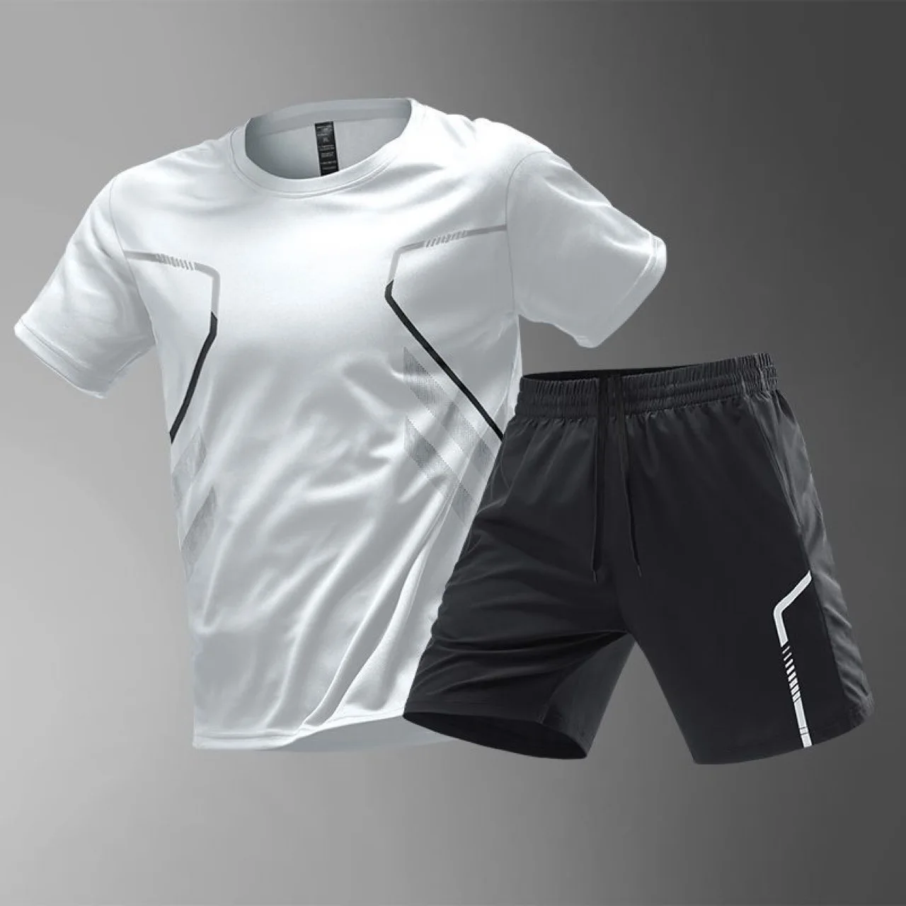 Sports suit men's running quick-drying clothes short sleeve summer thin fitness clothes casual basketball training clothes
Sports suit men's running quick-drying clothes short sleeve summer thin fitness clothes casual basketball training clothes