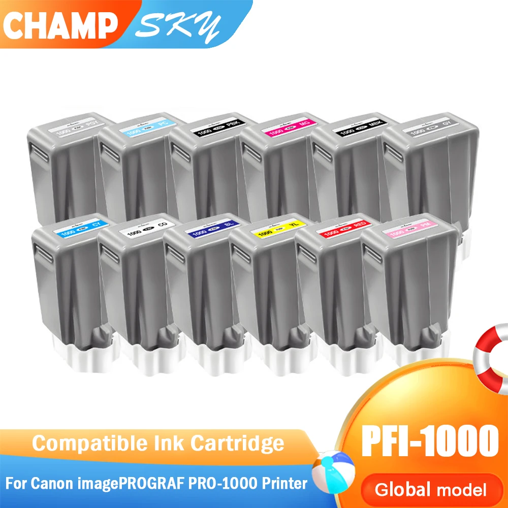 PFI-1000 PFI 1000 Premium Color Compatible Inkjet Pigment Ink Cartridge for Canon imagePROGRAF PRO-1000 Pinter
PFI-1000 PFI 1000 Premium Color Compatible Inkjet Pigment Ink Cartridge for Canon imagePROGRAF PRO-1000 Pinter