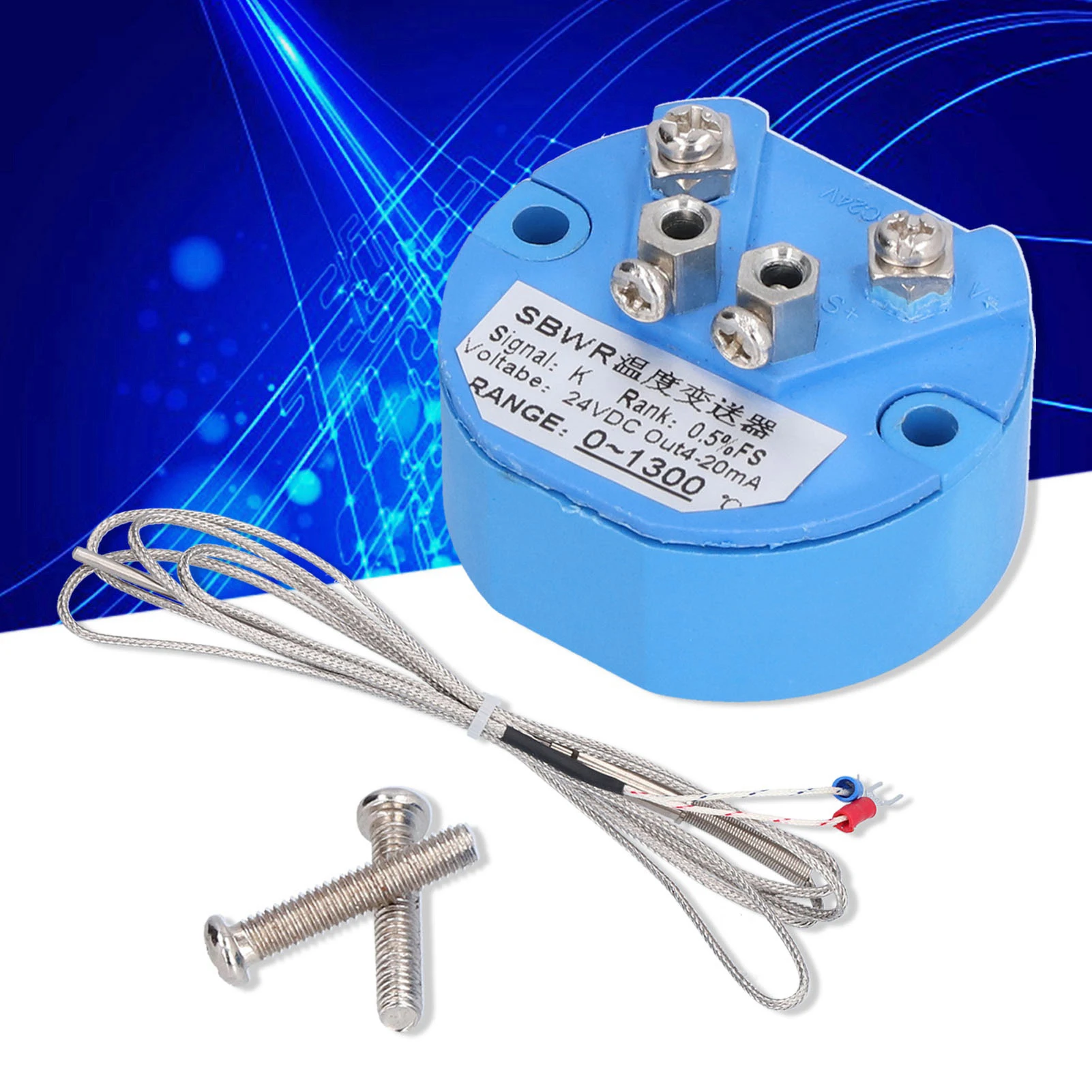 ZK30 Temperature Sensor Transmitter K Type Thermocouple Electronic Components SBWR DC 24V
ZK30 Temperature Sensor Transmitter K Type Thermocouple Electronic Components SBWR DC 24V