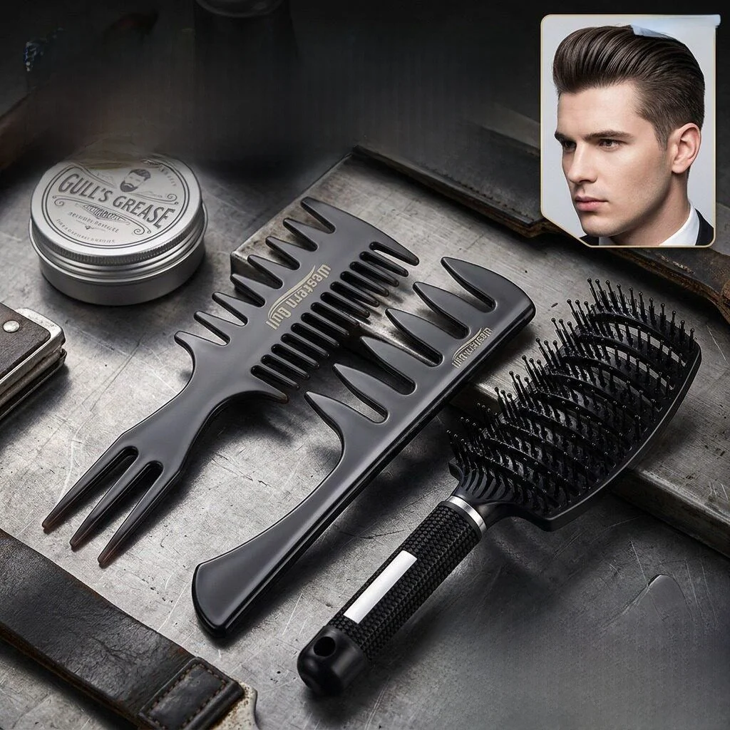 Men's Big Back Head Comb Hair Styling Comb Salon round Brush Hairdressing Comb Rollers for Damaged Hair Family Use
Men's Big Back Head Comb Hair Styling Comb Salon round Brush Hairdressing Comb Rollers for Damaged Hair Family Use